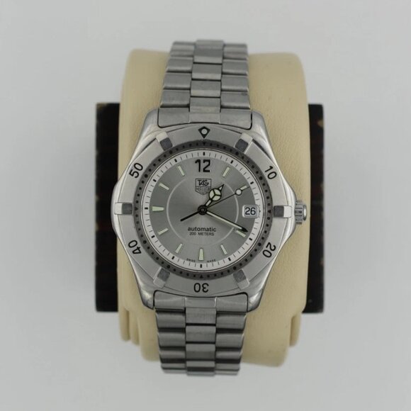 Tag Heuer WK2116.BA0311 Mens 2000 Series Automatic Watch Silver Stainless Steel - Picture 1 of 15